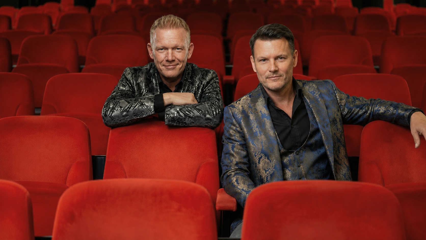 Die beiden Künstler im Theater
